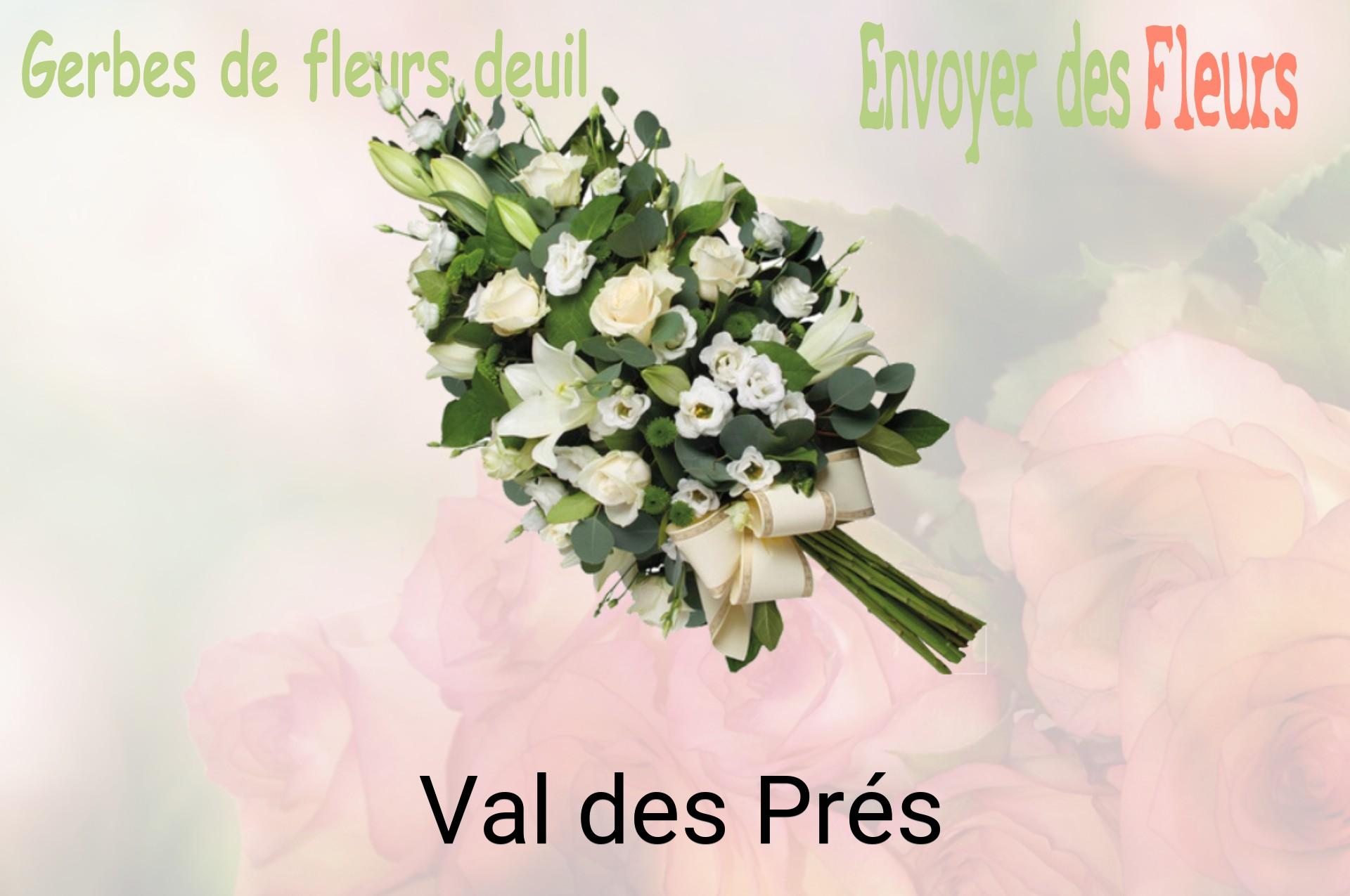 Gerbe de fleurs de deuil livrée à Val-des-Prés